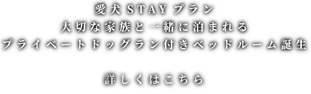 愛犬STAYプラン